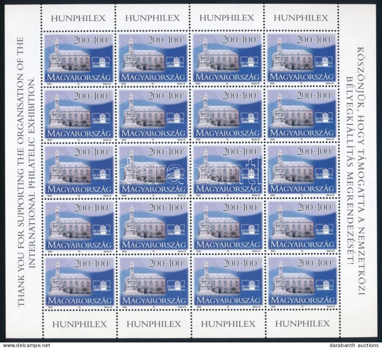 ** 2000 Hunphilex Teljes ív / Mi 4578 Complete Sheet - Autres & Non Classés