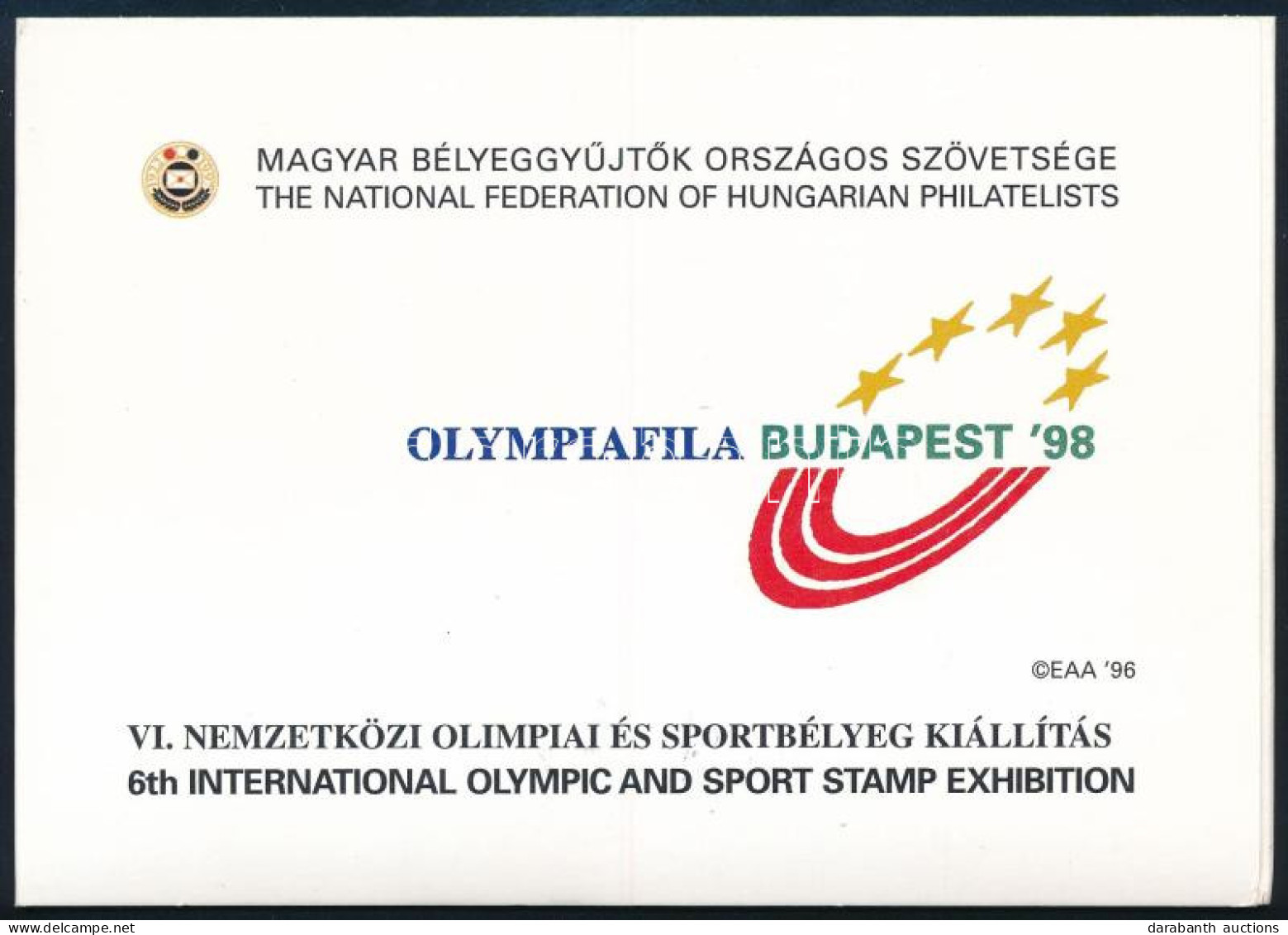 ** 1998/15-16 Olympiafila MABÉOSZ 3 Db-os Emlékív Garnitúra Tokban (9.100) / Souvenir Sheet Collection Of 3 In Holder - Autres & Non Classés
