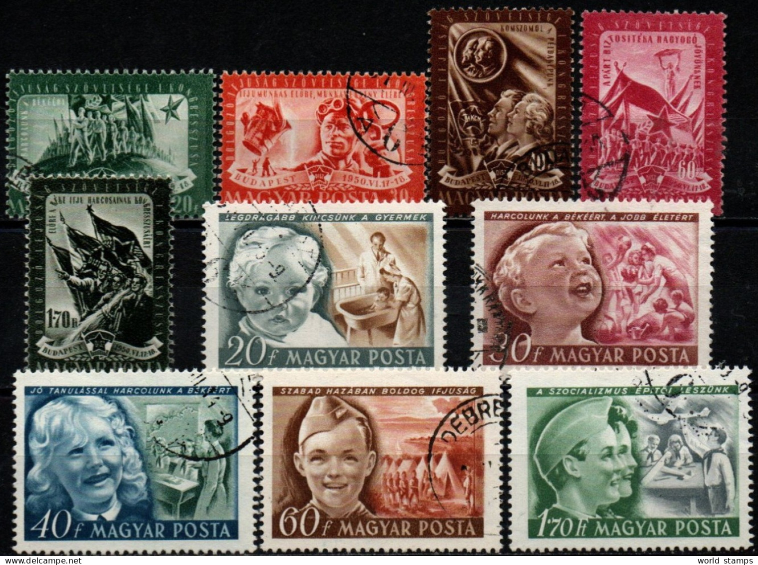 HONGRIE 1950 O - Used Stamps