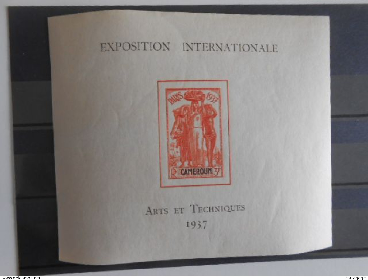 CAMEROUN YT BF 1 EXPOSITION INTERNATIONALE DE 1937* - Nuevos