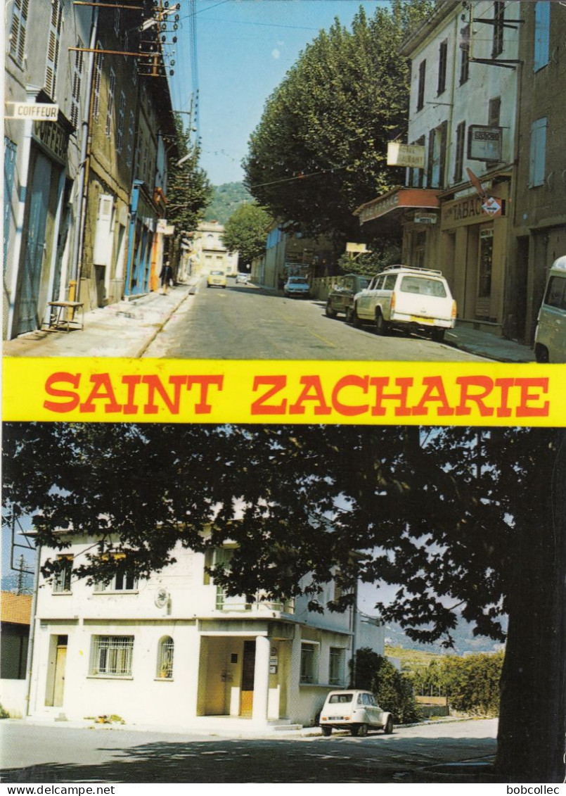 SAINT ZACHARIE (Var): La Poste Et La Rue Jean Jaurès - Voitures à Identifier - Saint-Zacharie