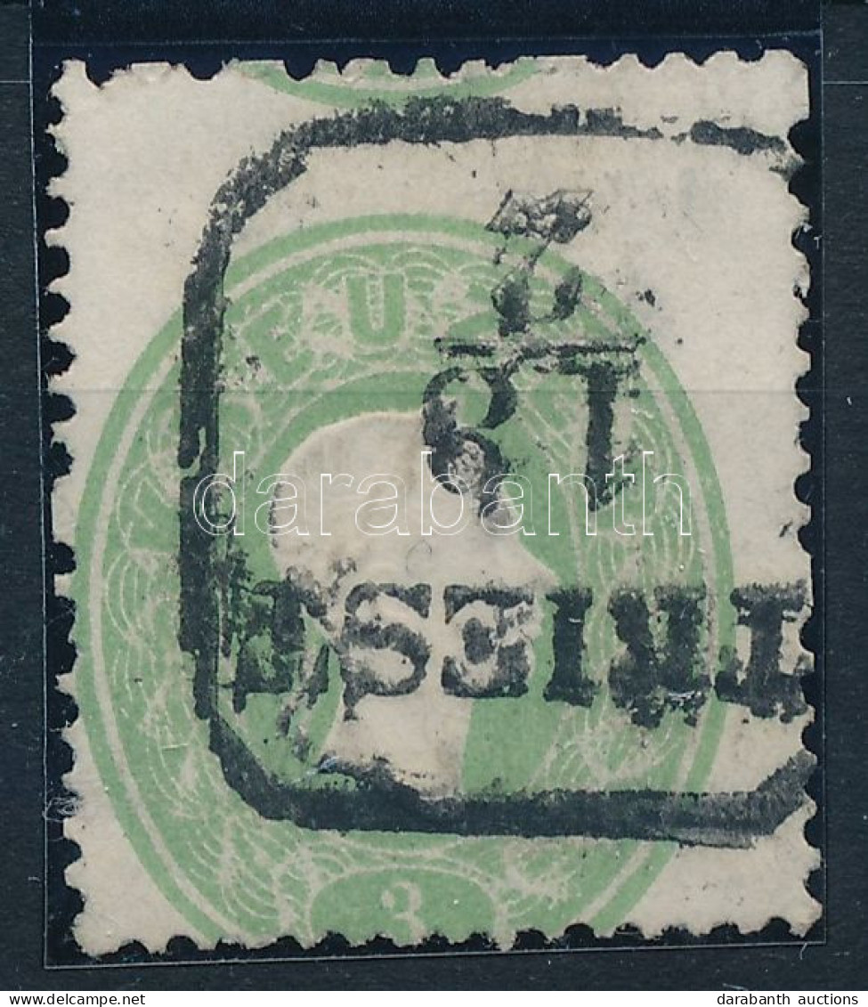 O 1861 3kr Elfogazva / Shifted Perforation "TRIEST" - Andere & Zonder Classificatie