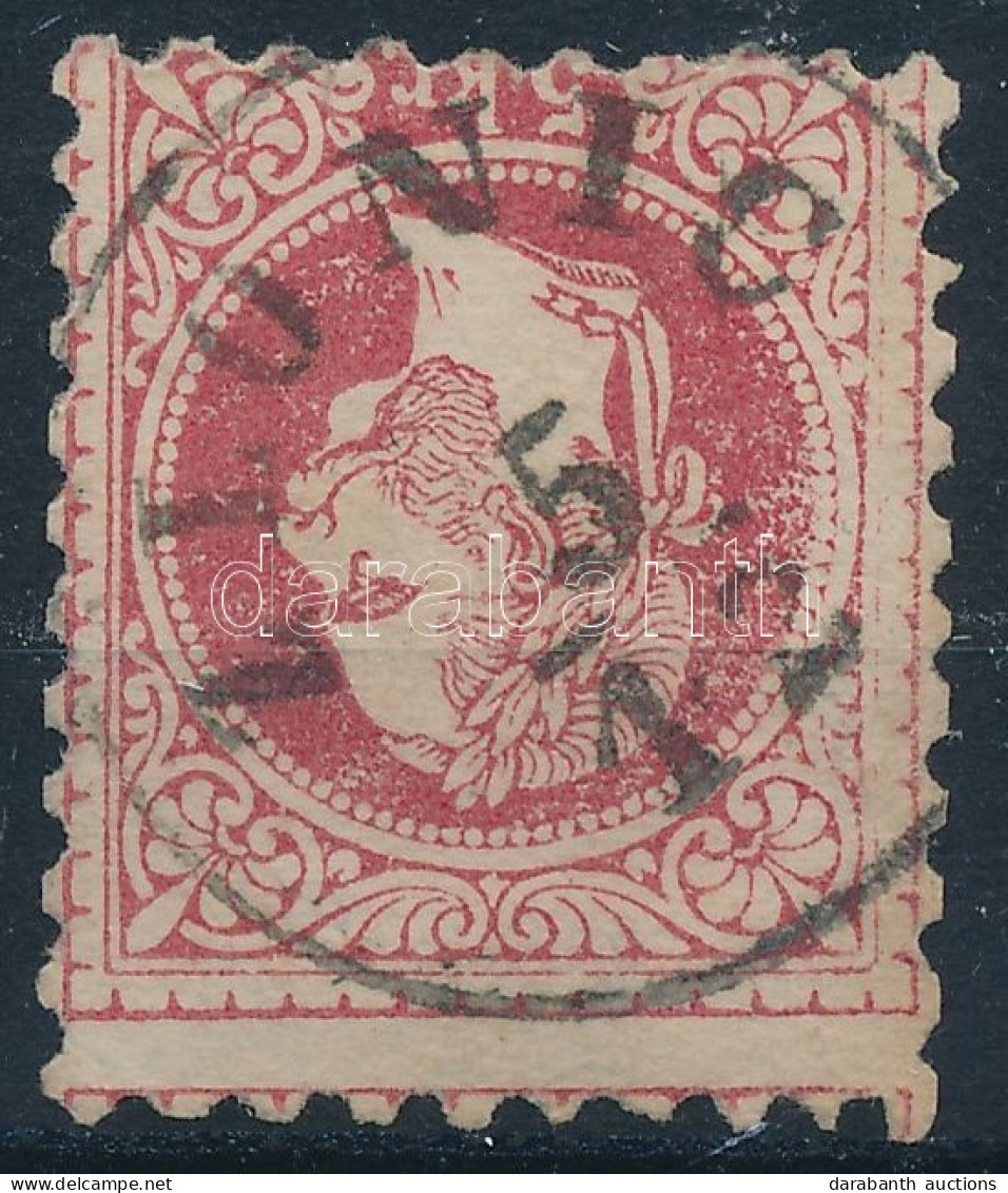 O 1867 5kr Elfogazva / Shifted Perforation "ZLONIC" - Other & Unclassified