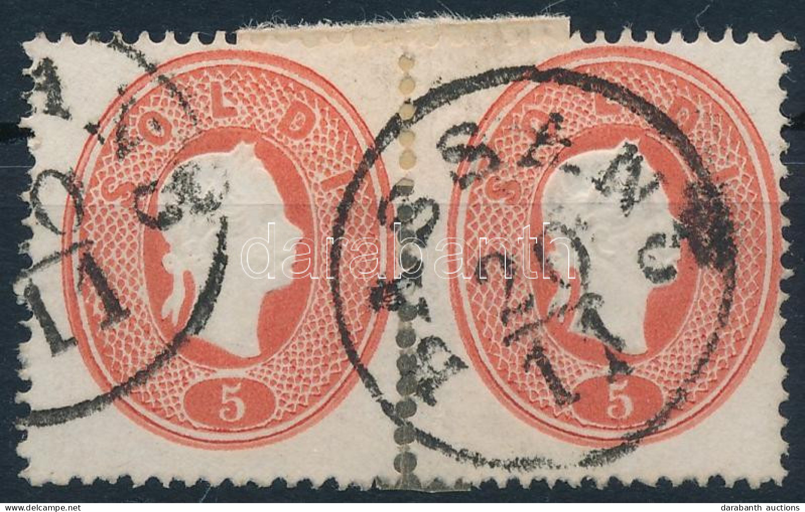 O 1861 2 X 5soldi "BASSANO" - Other & Unclassified