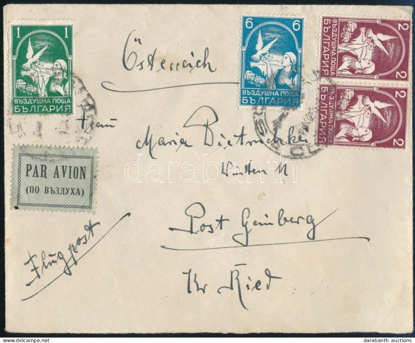 1935 Légi Levél Ausztriába / Airmail Cover To Austria - Sonstige & Ohne Zuordnung