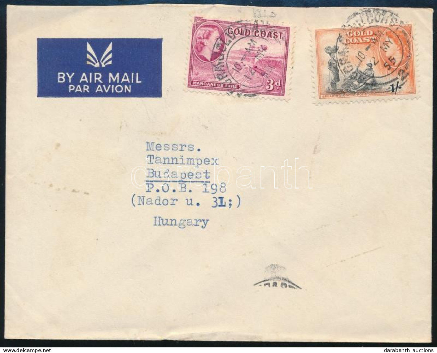 1955 Légi Levél Budapestre / Airmail Cover To Budapest - Autres & Non Classés