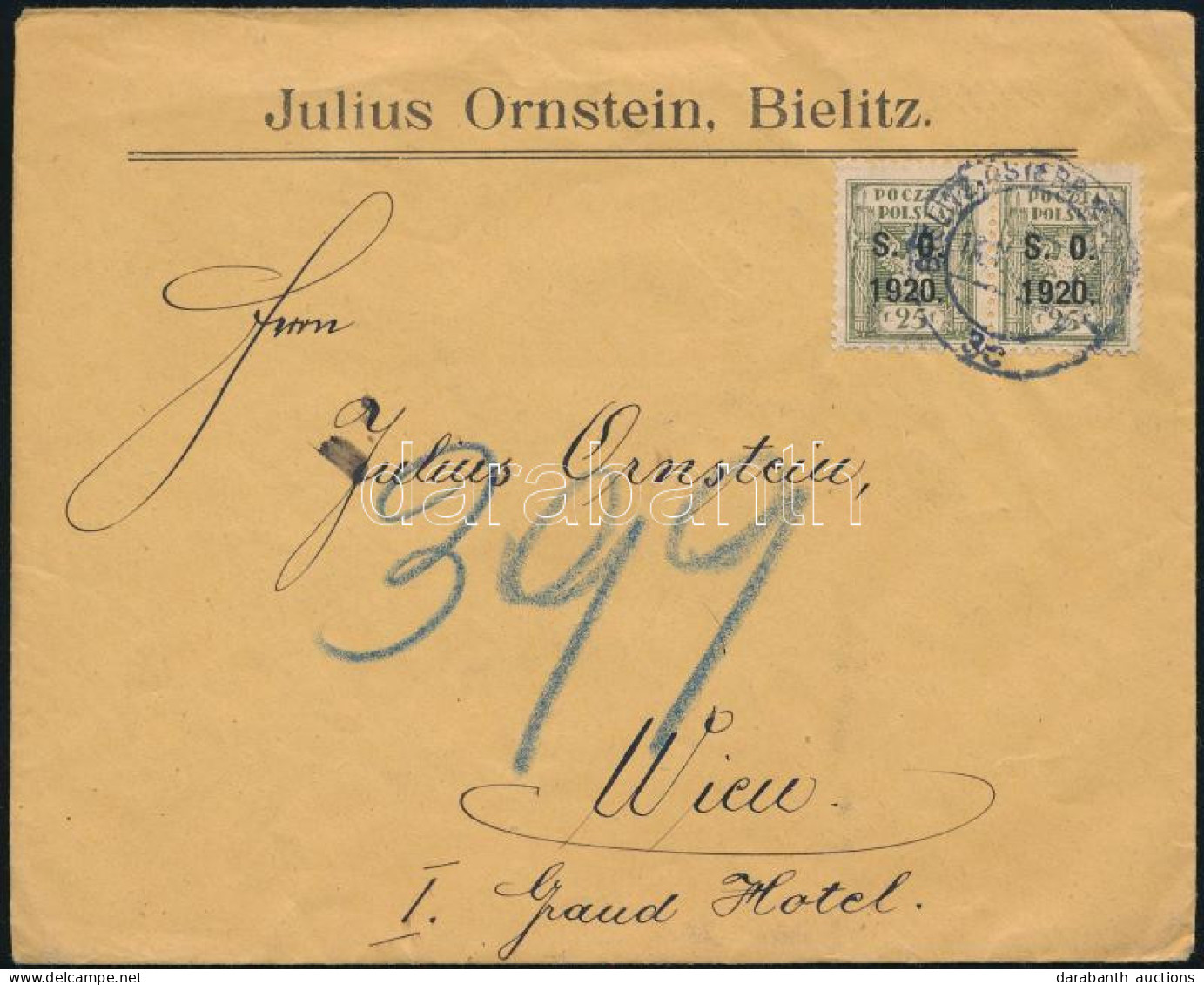 ~1920 Levél Bécsbe / Cover To Vienna - Other & Unclassified