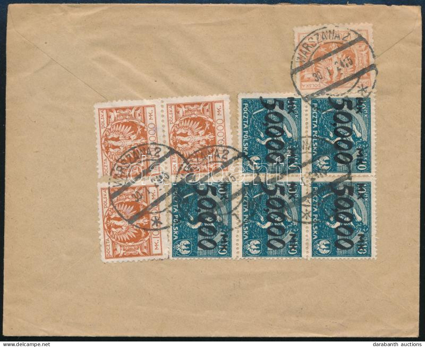 1924 Levél Bécsbe 9 Db Bélyeggel / Cover To Vienna With 9 Stamps - Autres & Non Classés