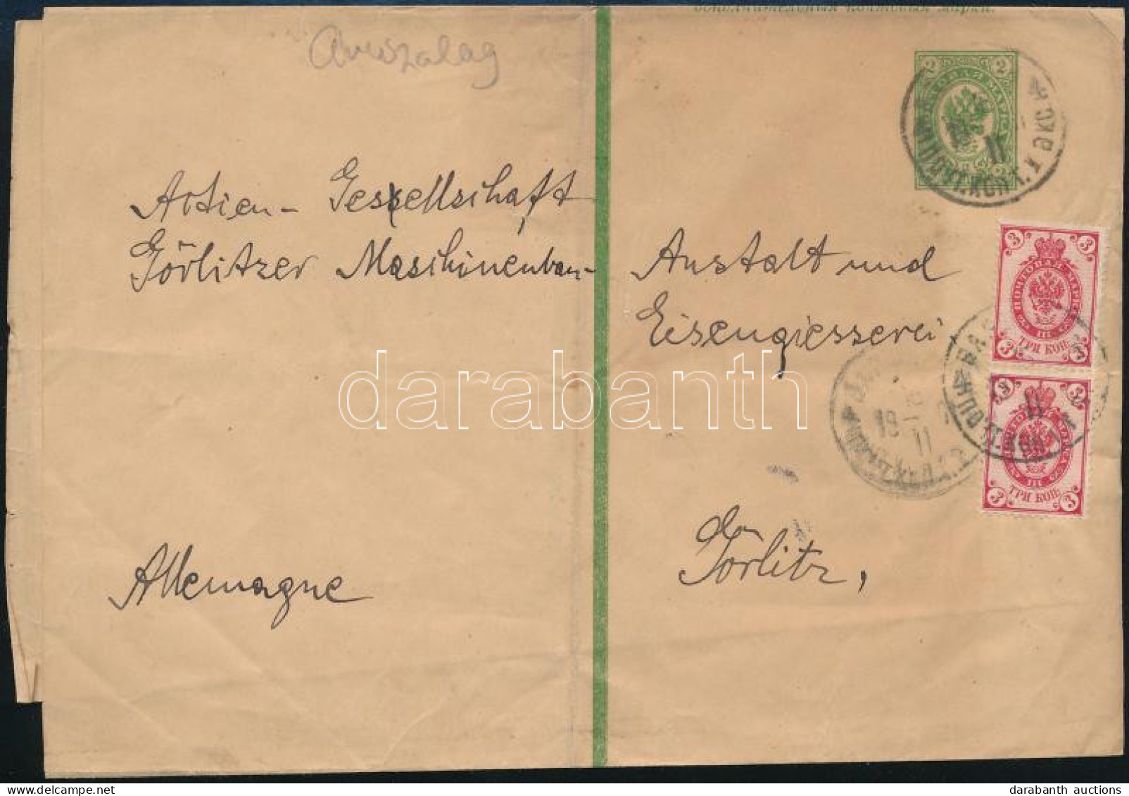 ~1919 Díjkiegészített Díjjegyes Boríték / PS-cover With Additional Franking To Görlitz - Otros & Sin Clasificación