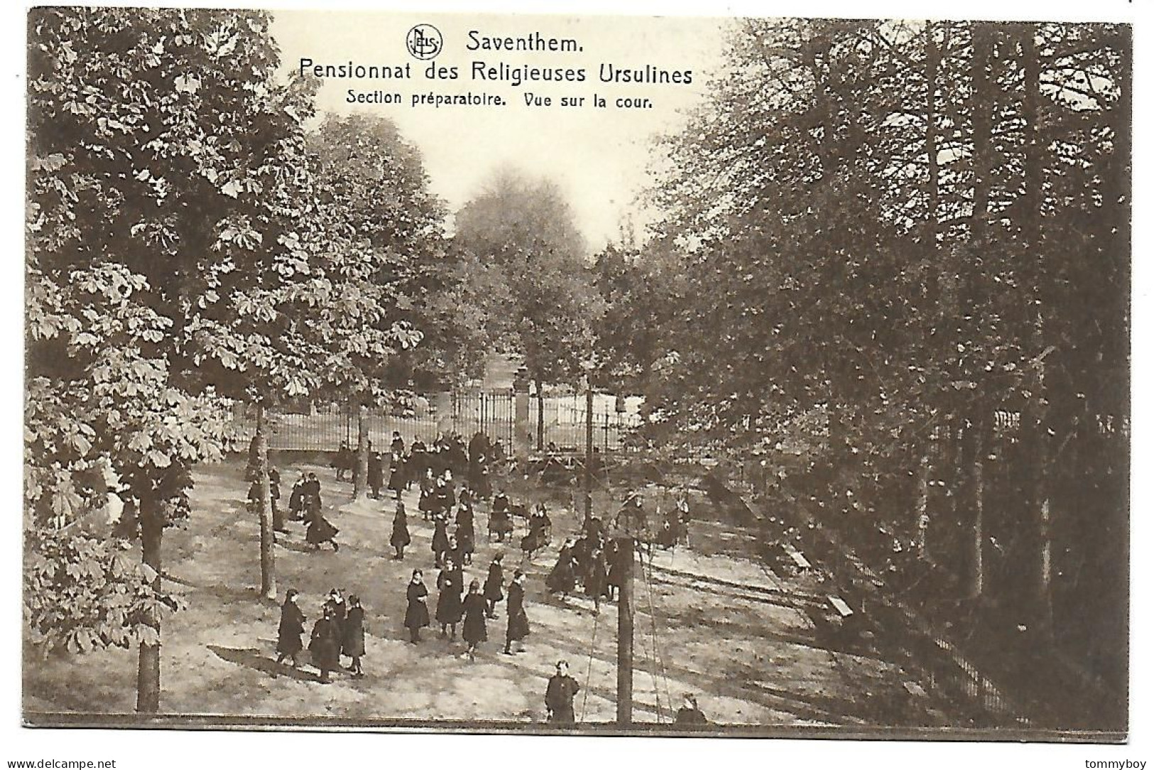 CPA Saventhem, Pensionnat Des Religieuses Ursulines, Section Préparatoire, Vue Sur La Cour - Zaventem