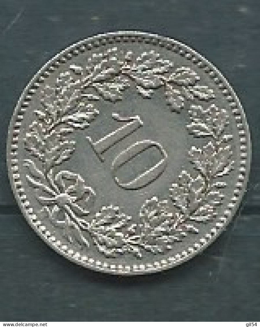 Suisse Switzerland 10 Rappen 1933 -  Pieb 24907 - 10 Centimes / Rappen