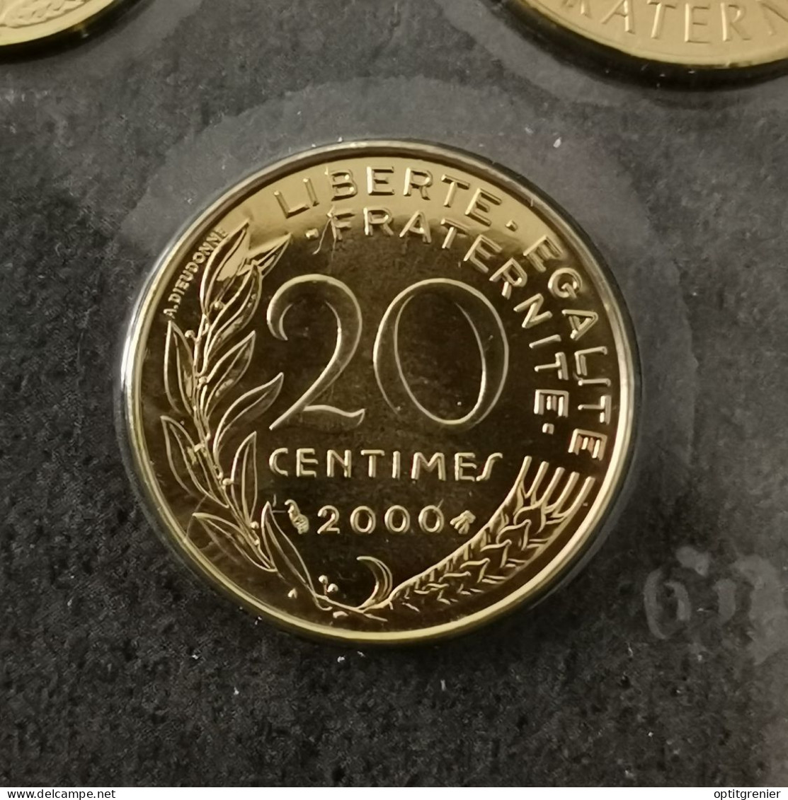 20 CENTIMES MARIANNE 2000 BU SCELLEE ISSUE DU COFFRET / UNC / FRANCE - 20 Centimes