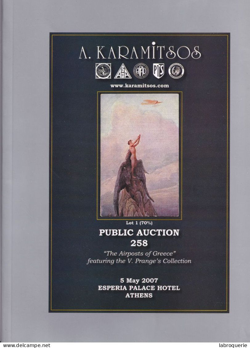 LIT - VP - KARAMITSOS - Ventes N° 307/270/258 - POSTE AÉRIENNE - Auktionskataloge