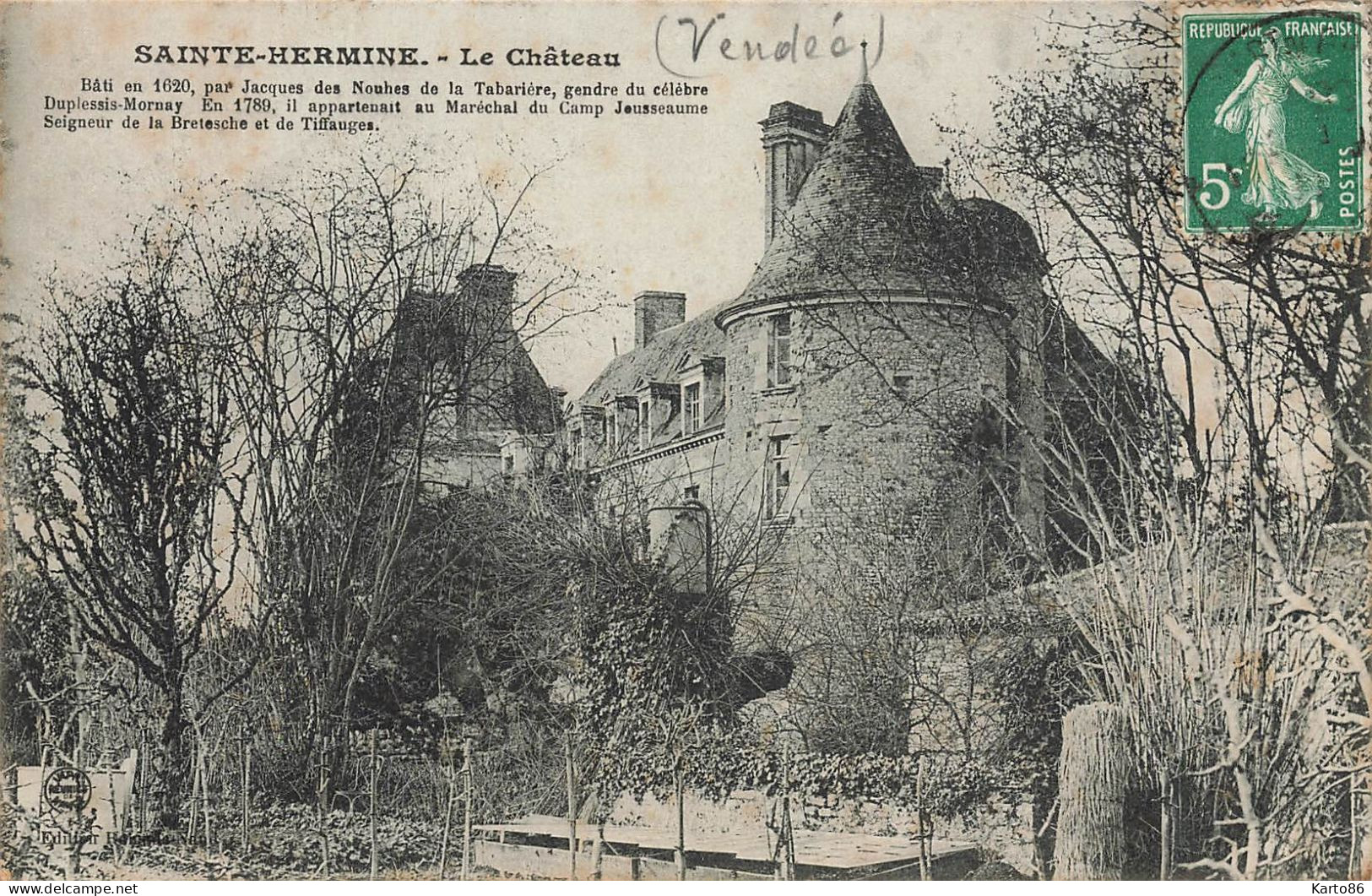 Ste Hermine * Vue Sur Le Château - Sainte Hermine