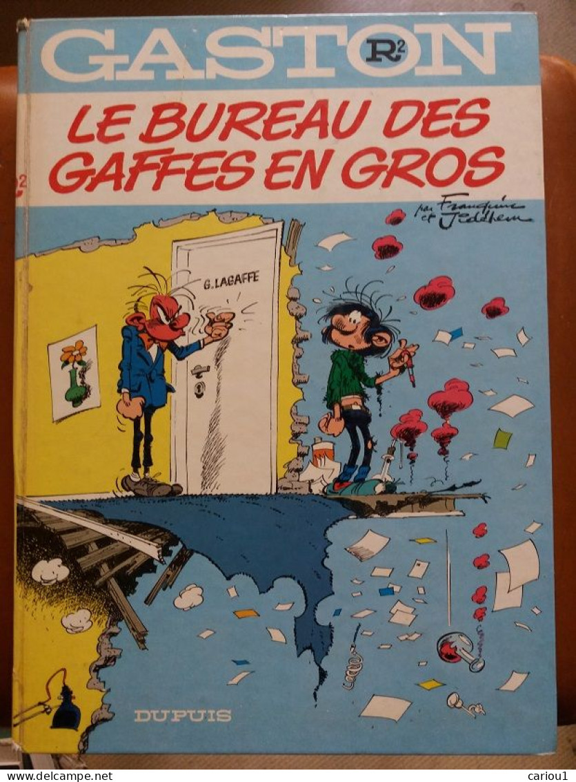 C1 GASTON Le BUREAU DES GAFFES EN GROS Reedition DOS ROND 1973 Port Inclus France - Gaston