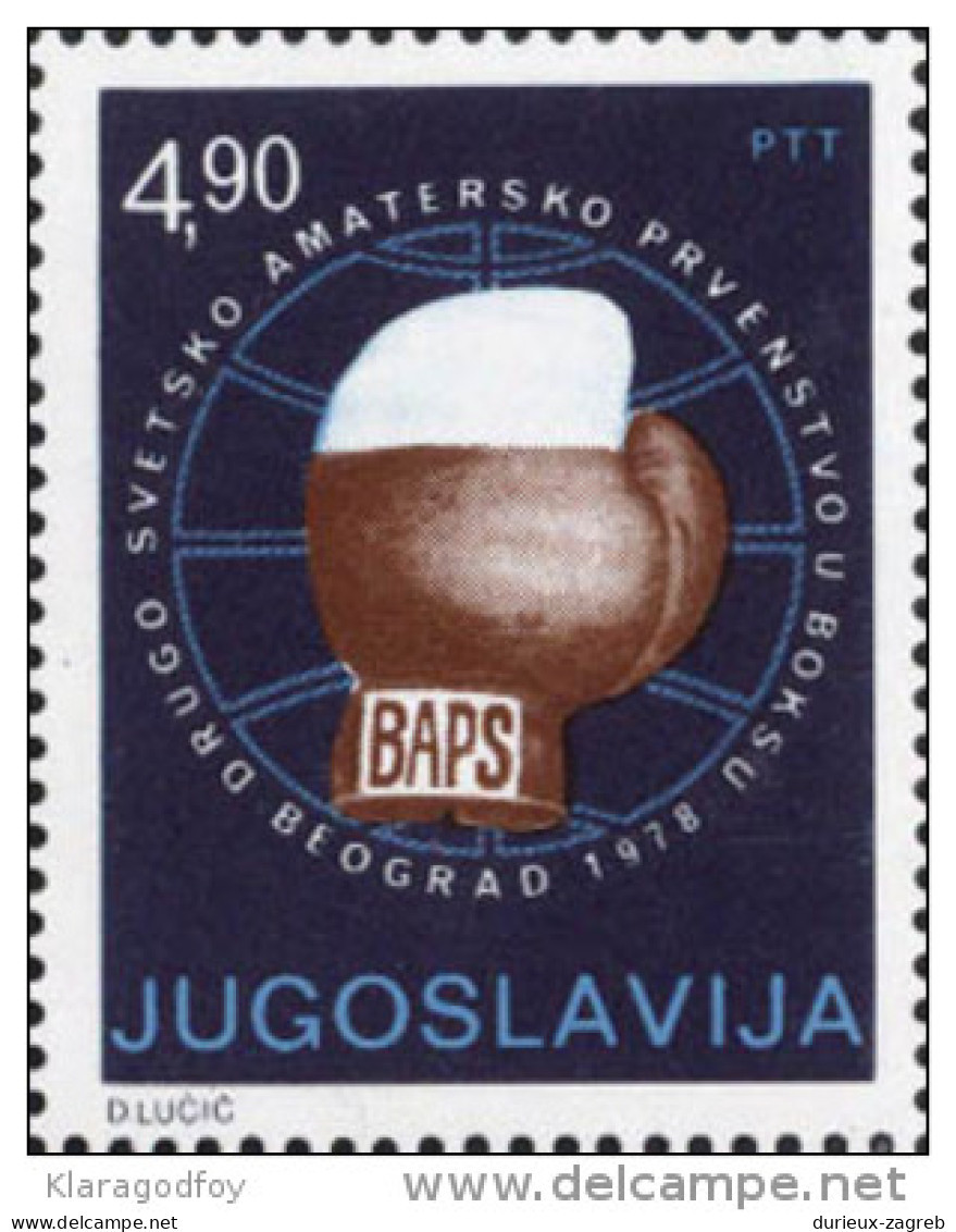 Yugoslavia 1978 Amateur Boxing MiNr 1727 MNH - Nuevos