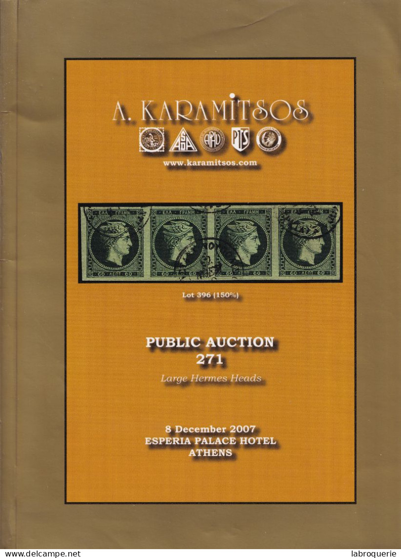 LIT - VP - KARAMITSOS - Vente N° 271 - GROSSES TÊTES D'HERMÈS - Catálogos De Casas De Ventas