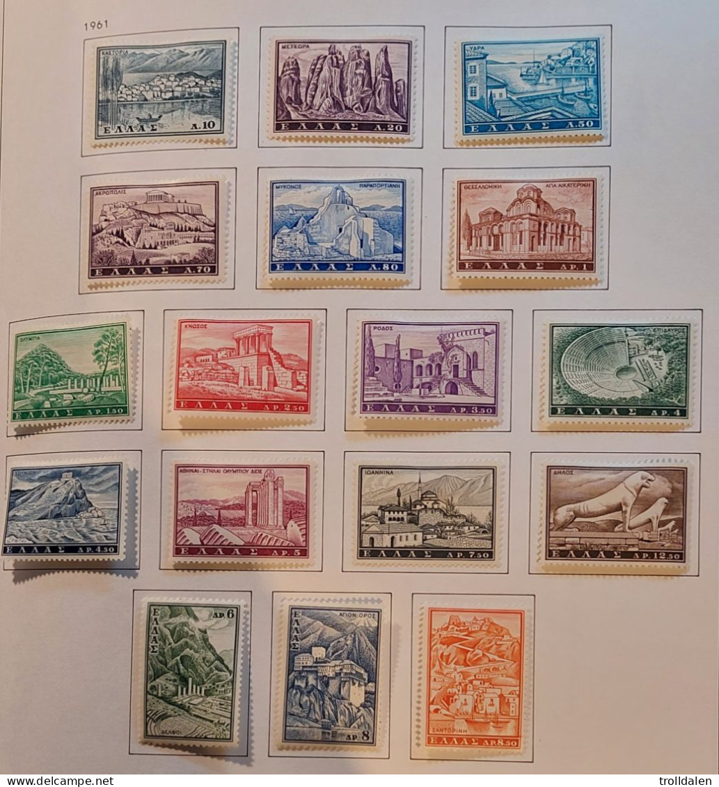 1961 Tourism , Serie Complete (17 Stamps) , MH - Ungebraucht