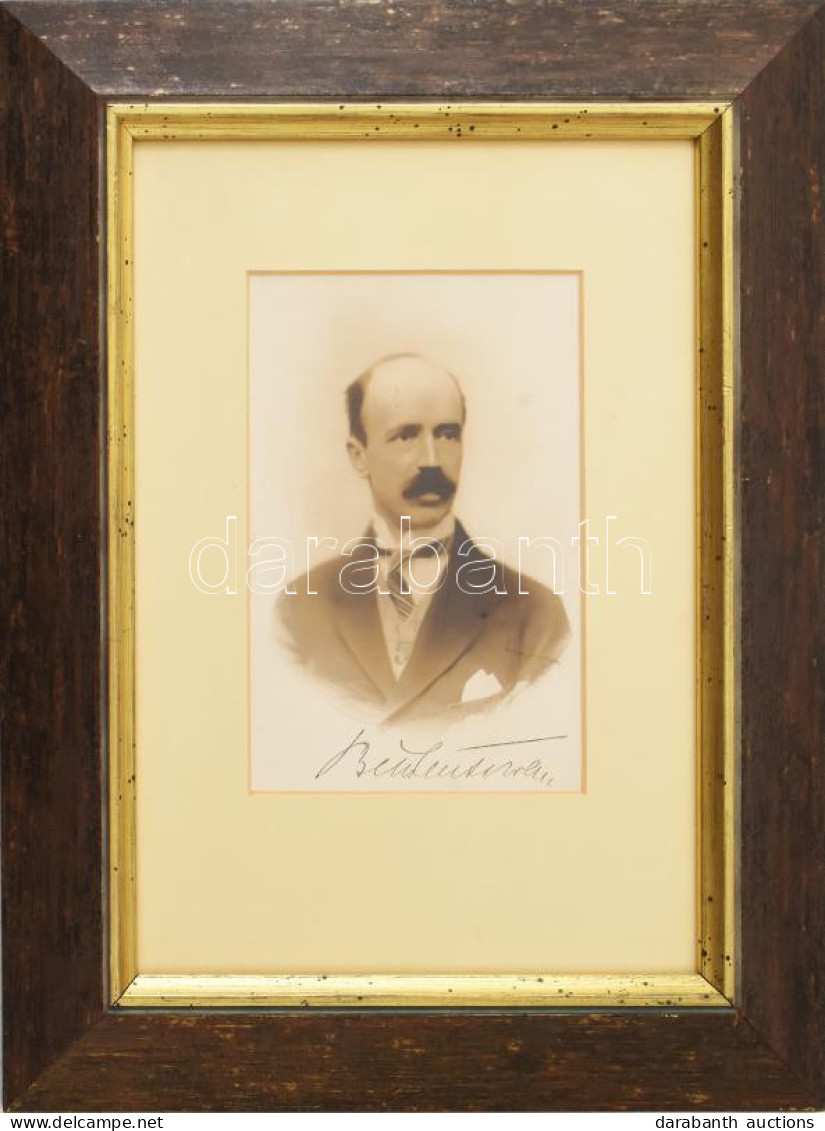 Bethlen István (1874-1946) Miniszterelnök Aláírt Fotója üvegezett Keretben 11x17 Cm - Andere & Zonder Classificatie