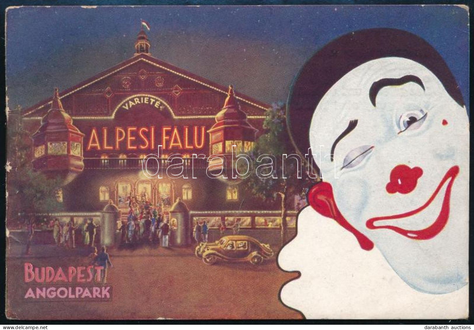 1937 Alpesi Falu Varieté - Májusi Műsorfüzet, Sok Reklámmal - Advertising