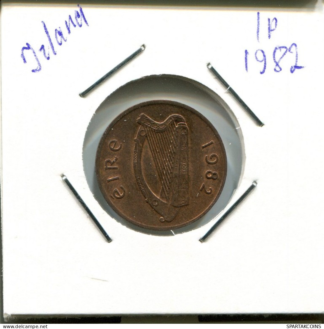 1 PENNY 1982 IRELAND Coin #AN643.U.A - Irlande