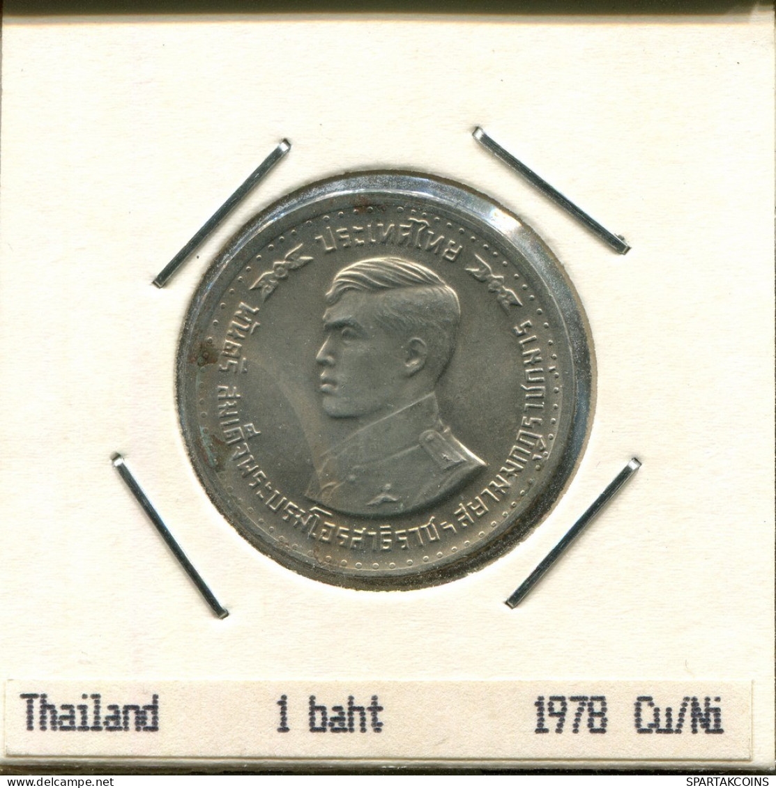 1 BAHT 1978 THAILAND Münze #AR989.D.A - Tailandia