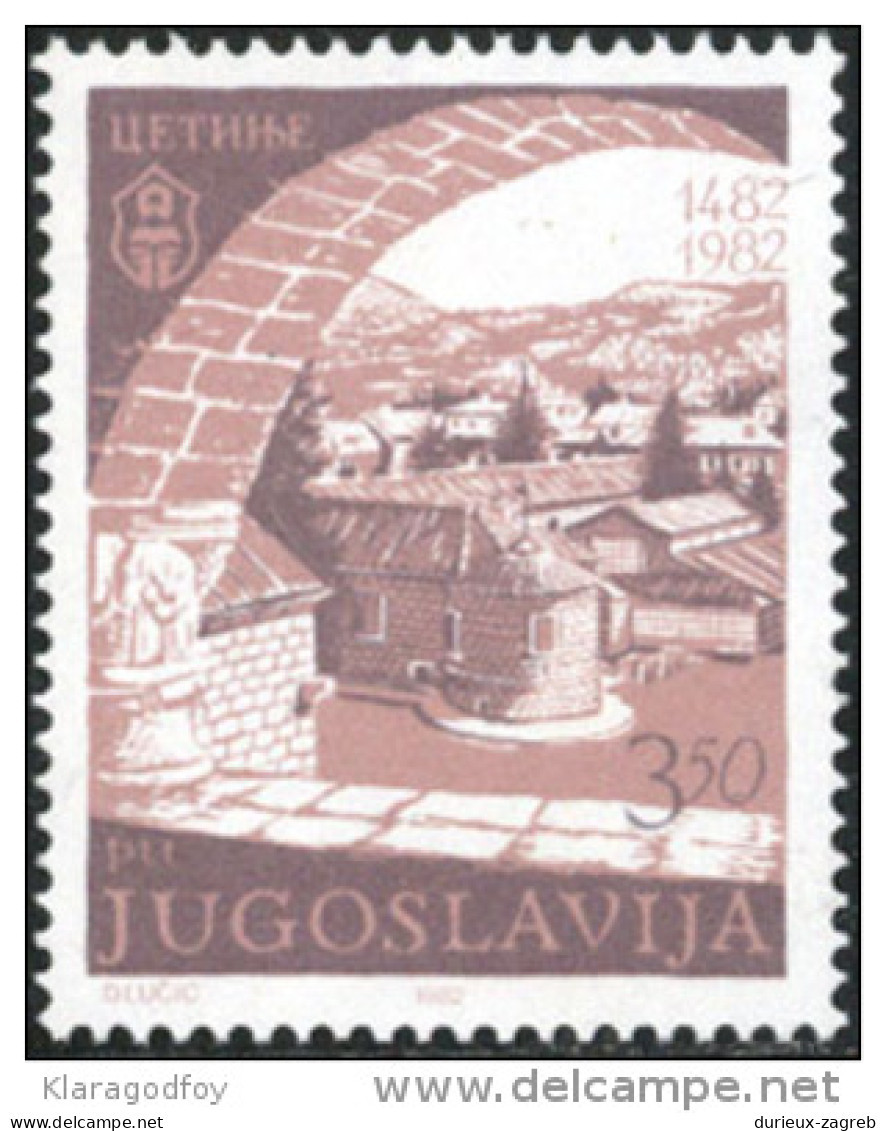 Yugoslavia 1982 Cetinje MiNr 1918 MNH - Ungebraucht