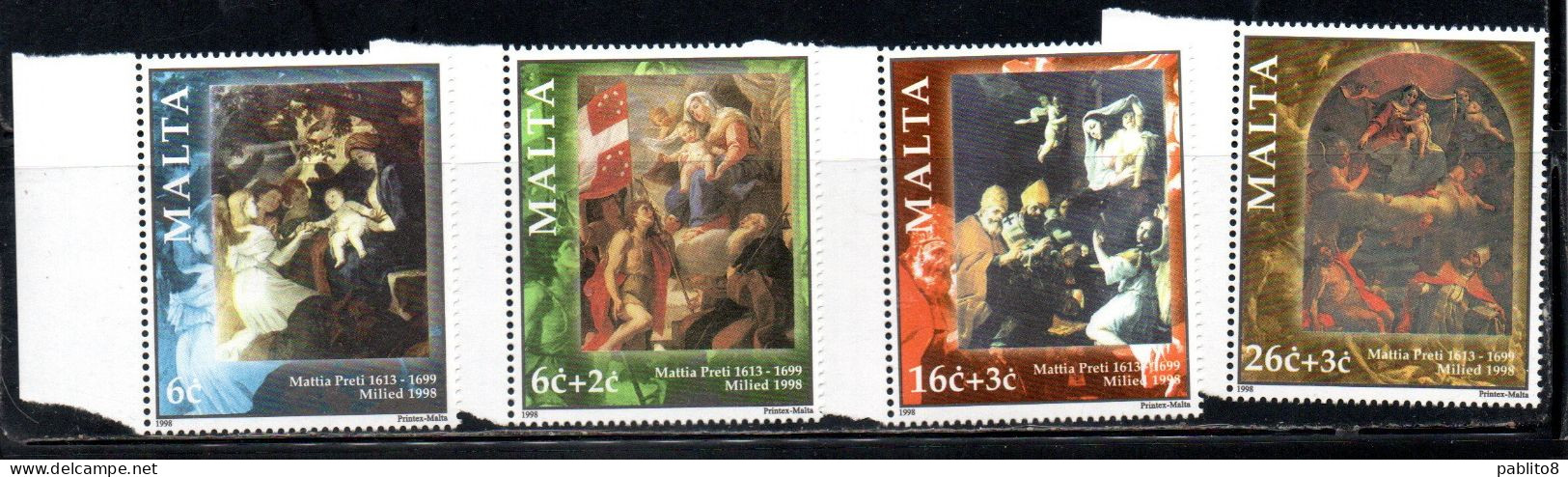 MALTA 1998 CHRISTMAS NATALE NOEL WEIHNACHTEN NAVIDAD COMPLETE SET SERIE COMPLETA MNH - Malte