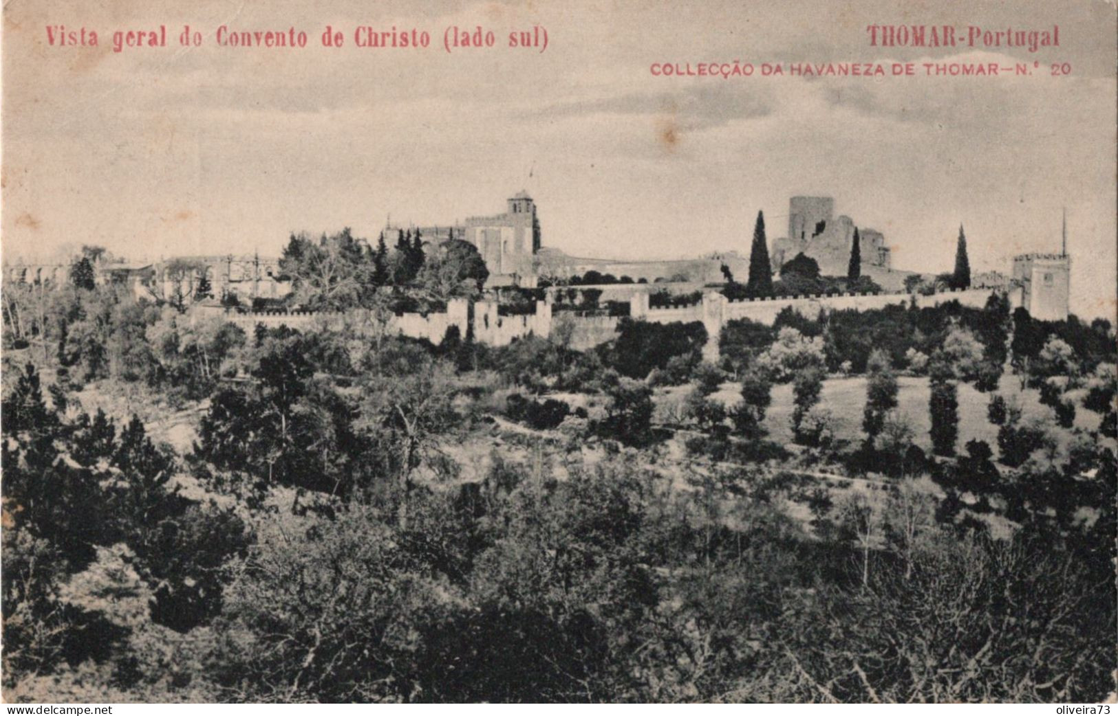TOMAR - THOMAR - Vista Geral Do Convento  De Cristo - PORTUGAL - Santarem