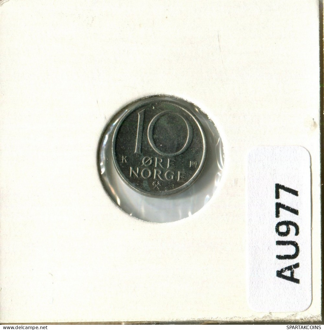 10 ORE 1986NORUEGA NORWAY Moneda #AU977.E.A - Noorwegen