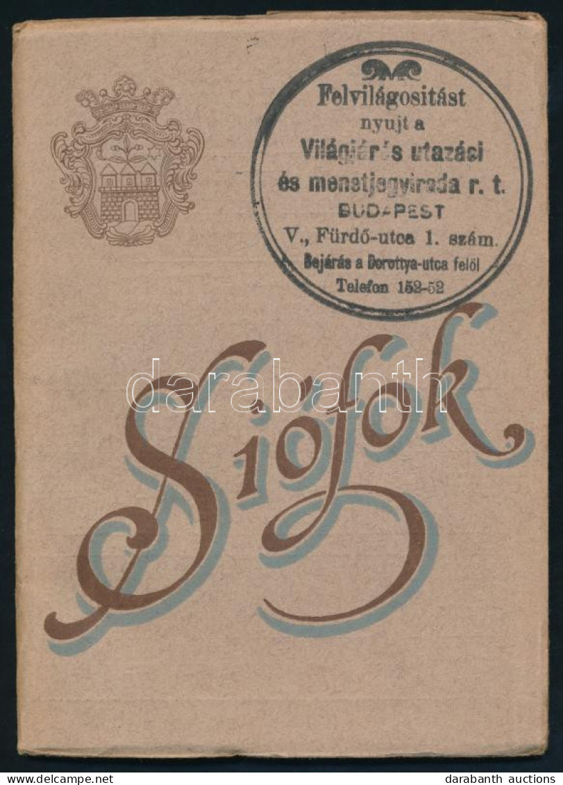 Siófok. Bp., Ifj. Kellner Ernő, 62+2 P. Gazdag Szövegközti és Egészoldalas Fekete-fehér Képanyaggal Illusztrált. Tábláza - Autres & Non Classés