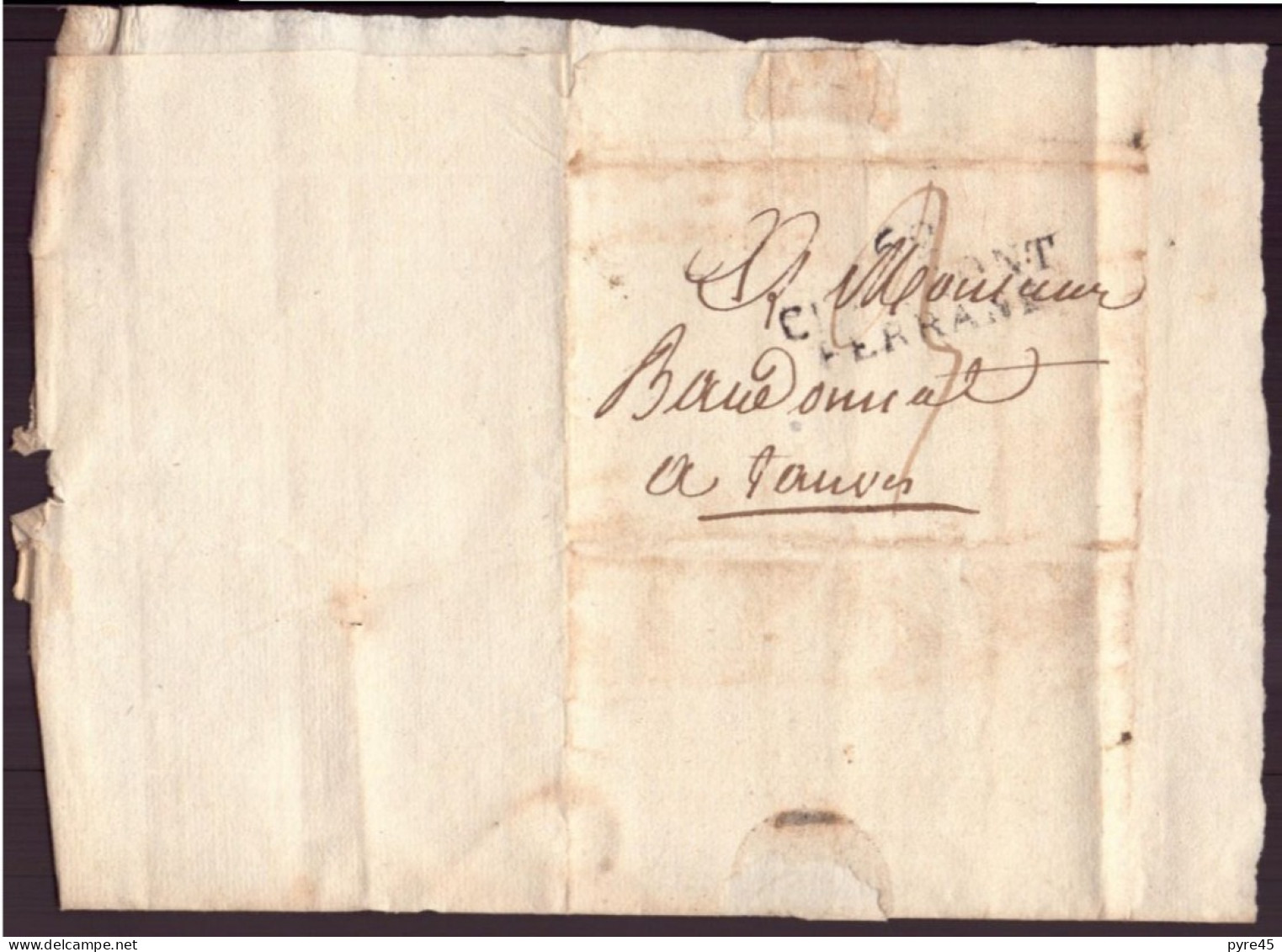 Lettre Manuscrite, Clermont-Ferrand - Manuskripte