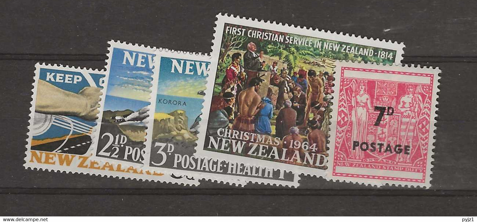 1964 MNH New Zealand Year Collection (excludeding Mi 431) Postfris** - Unused Stamps