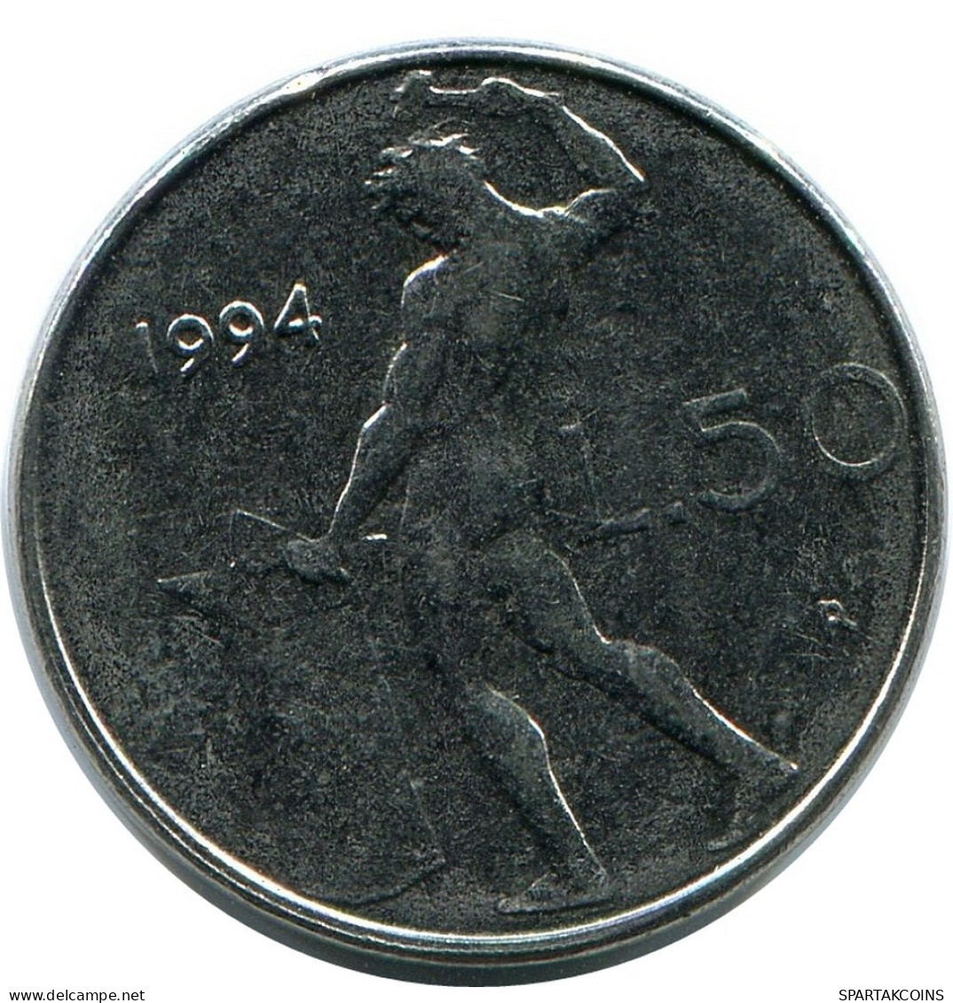 50 LIRE 1994 ITALIA ITALY Moneda #AZ531.E.A - 50 Lire