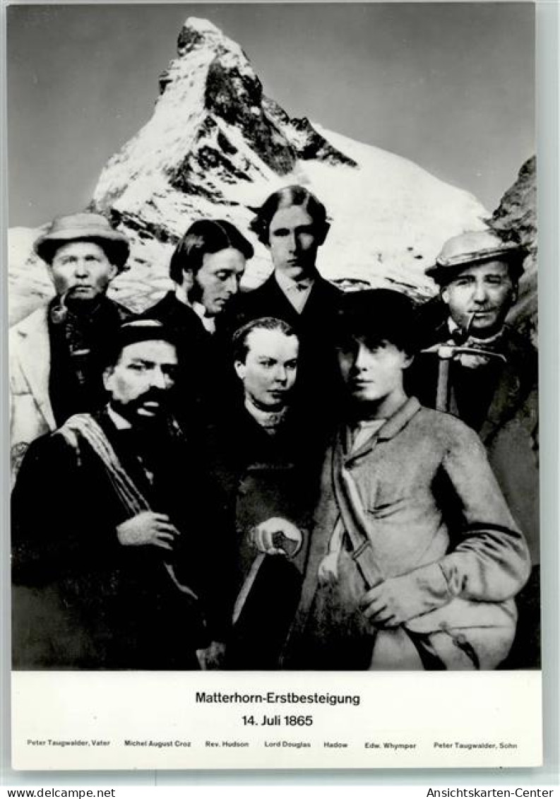13099002 - Bergsteiger Matterhorn Ersbesteigung 1865 - Mountaineering, Alpinism