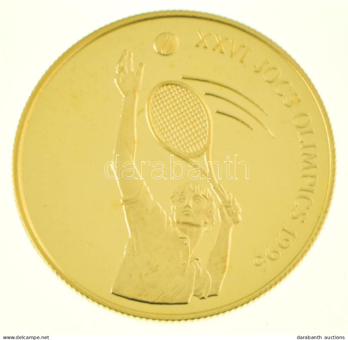 Andorra 1994. 25D Au "XXVI. Nyári Olimpiai Játékok" (7,77g/0.583) T:PP / Andorra 1994. 25 Diners Au "XXVI Summer Olympic - Unclassified