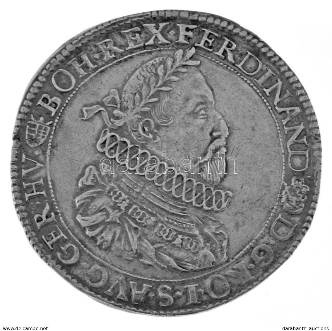1633K-B Tallér Ag "II. Ferdinánd" Körmöcbánya (28,71g) T:XF,VF Ph. / Hungary 1633K-B Thaler Ag "Ferdinand II" Kremintz ( - Unclassified