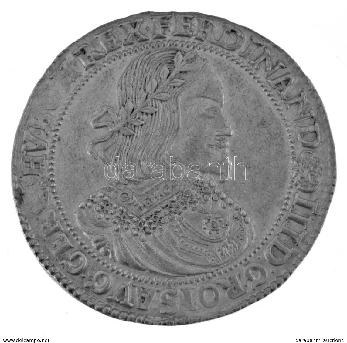 1657K-B Tallér Ag "III. Ferdinánd" Körmöcbánya (28,42g) T:XF / Hungary 1657K-B Thaler Ag "Ferdinand III" Kremnitz (28,42 - Ohne Zuordnung