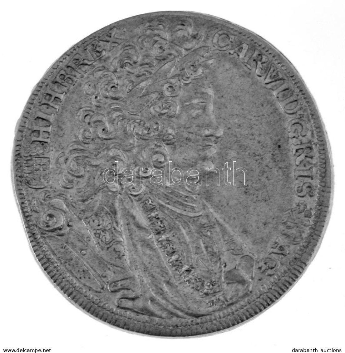 1717K-B 1/2 Tallér Ag "III. Károly" Körmöcbánya (14,03g) T:AU / Hungary 1717K-B 1/2 Thaler Ag "Charles III" Kremnitz (14 - Ohne Zuordnung