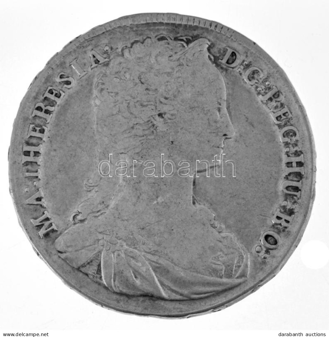 1780B S.K.-P.D. 1/2 Tallér Ag "Mária Terézia" Körmöcbánya (14,09g) T:VF / Hungary 1780B S.K.-P.D. 1/2 Thaler Ag "Maria T - Ohne Zuordnung