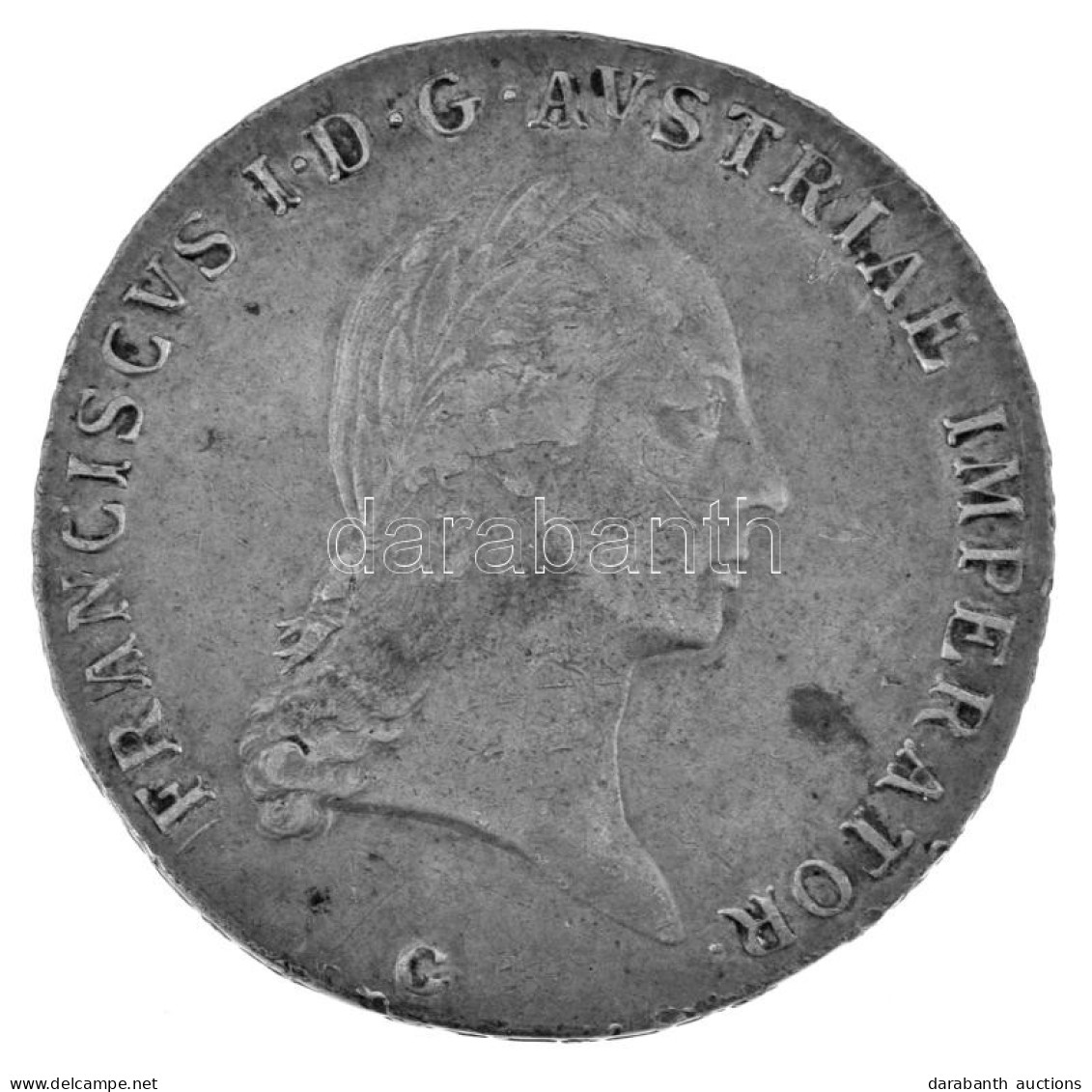 1823G Tallér Ag "I. Ferenc" Nagybánya (28,03g) T:XF Hungary 1823G Thaler Ag "Franz I" Baia Mare (28,03g) C:XF Huszár: 19 - Unclassified