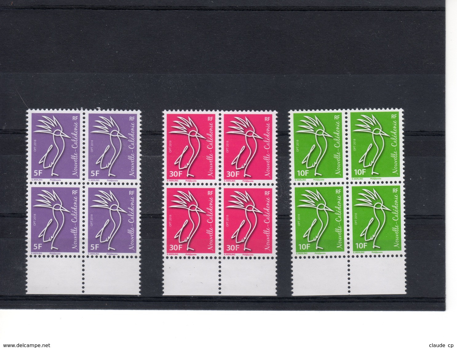 Nouvelle-Calédonie  Usage Courant Nouvelle Série 2018  Bloc De 4 **  N° Y& T  Xx // WERLING - Unused Stamps
