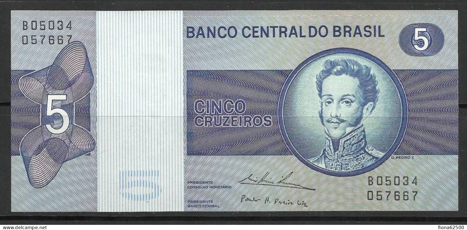 BRESIL . BILLET DE 5 CRUZEIRO . - Brazilië