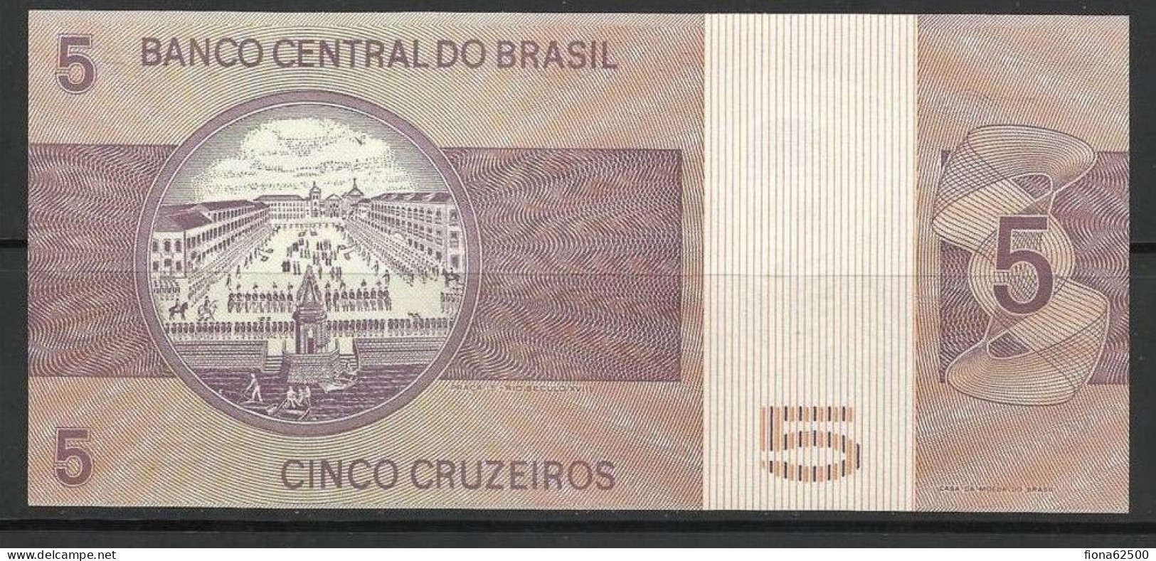 BRESIL . BILLET DE 5 CRUZEIRO . - Brésil