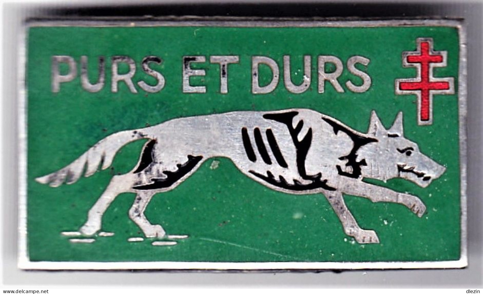 2° CA. 2° Corps D'Armée. "Purs Et Durs". émail Grand Feu. Poinçon Arthus Bertrand. - Esercito