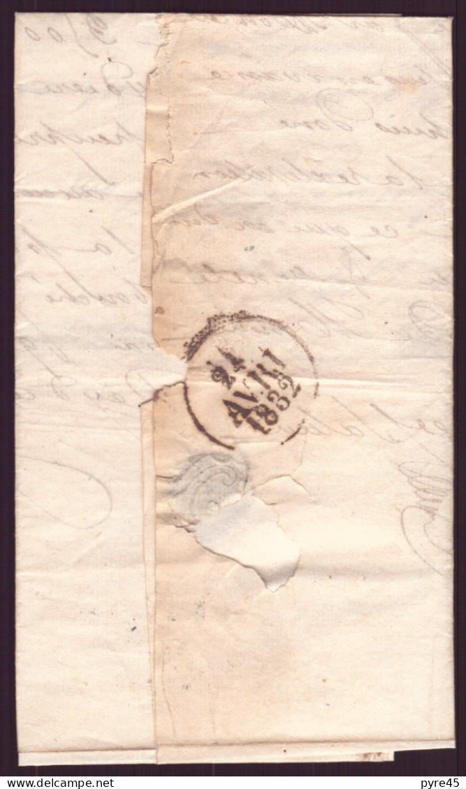 Lettre Manuscrite Du 22 Avril 1832 De Paris Pour Issoire - Manuscripts