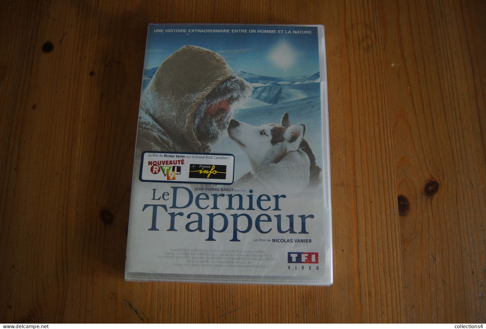 LE DERNIER TRAPPEUR NICOLAS VANIER DVD NEUF SCELLE  SORTIE  2004 - Documentaires