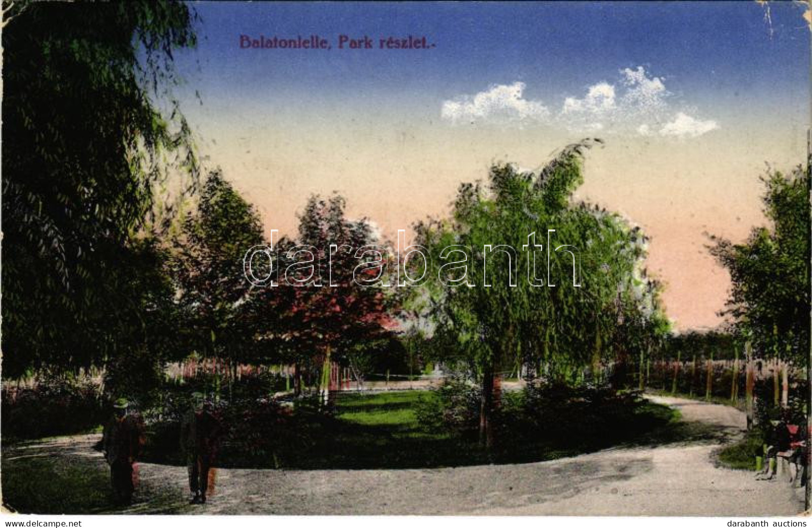 T2/T3 1915 Balatonlelle, Park (EK) - Non Classés