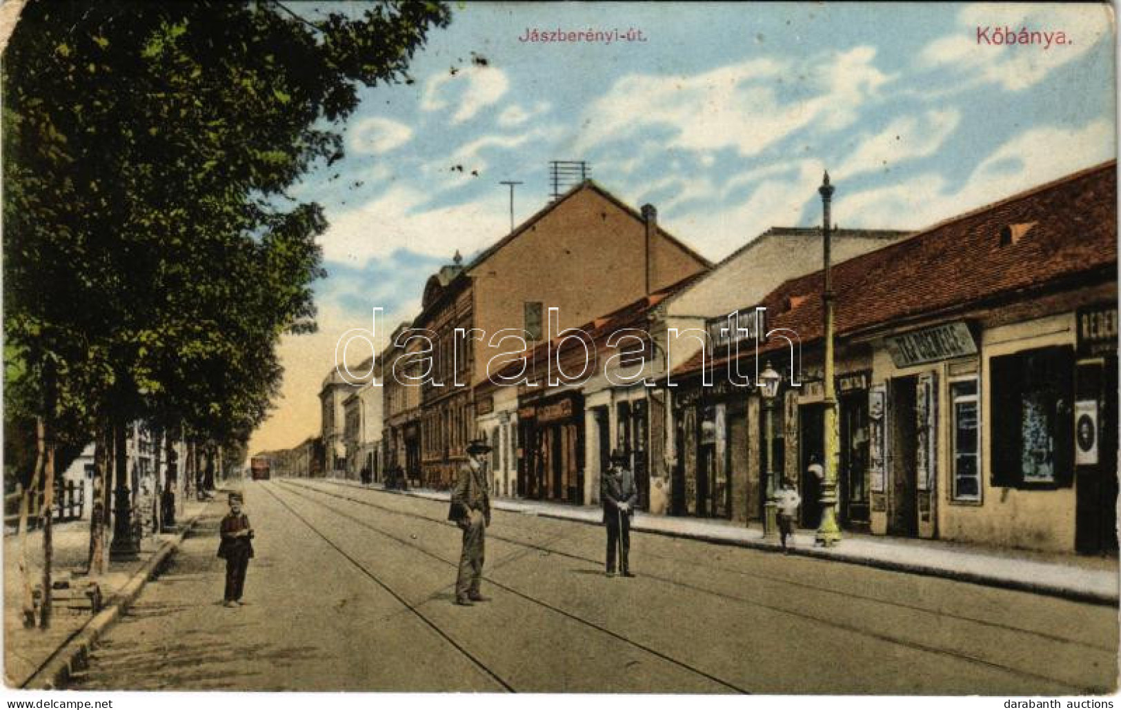 T2/T3 1923 Budapest X. Kőbánya, Jászberényi út, Tóth Márton üzlete, Tej és Csemege, Villamos. Merendiák Károly Utóda Kia - Non Classificati