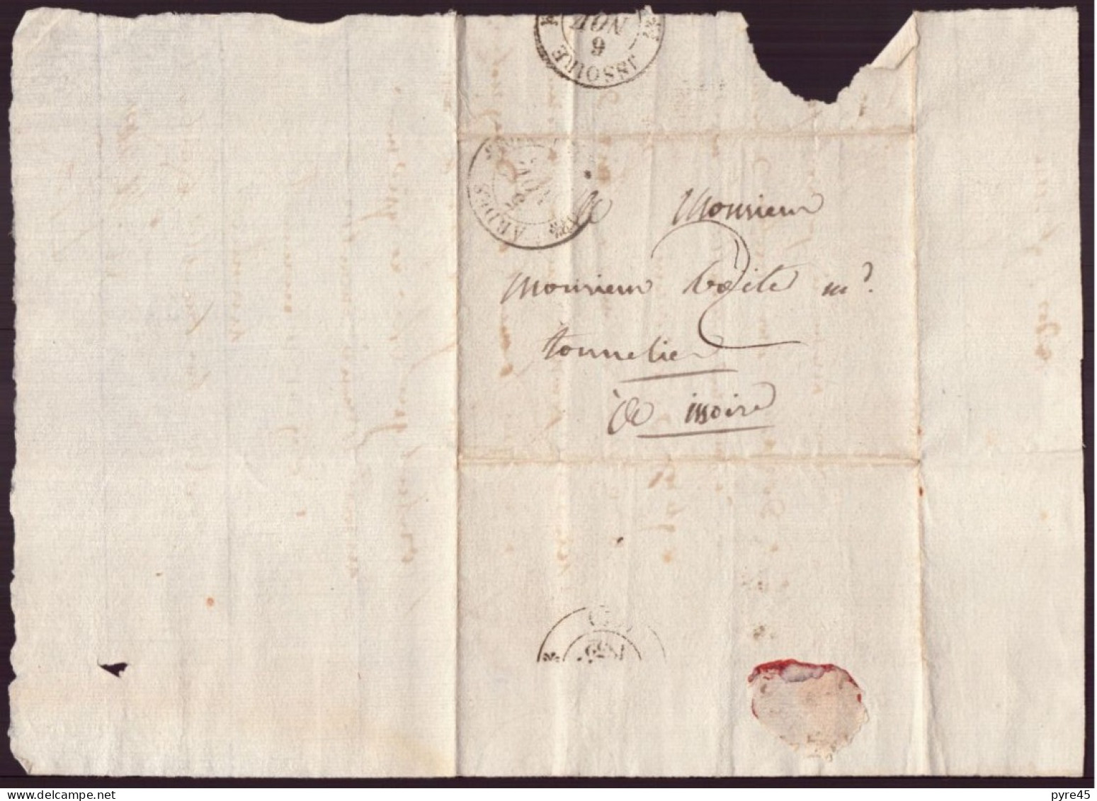 Lettre Manuscrite Du 5 Novembre 1832 De Ardes Pour Issoire - Manoscritti